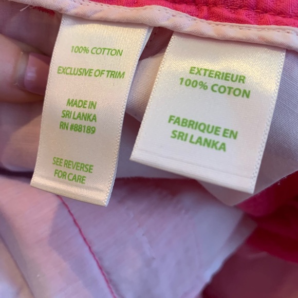 Lilly Pulitzer hot pink jacquard shorts, size 4 - Picture 7 of 7